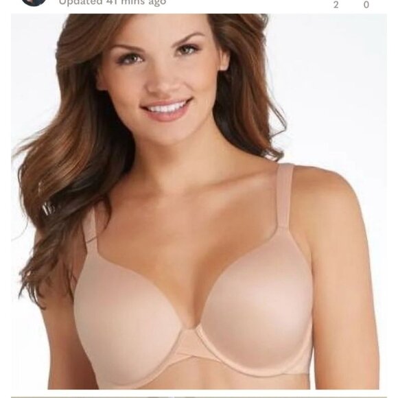 Spanx 38D Pillow Cup Tan Neutral Underwire Lined Bra Signature T-Shirt - Picture 1 of 10